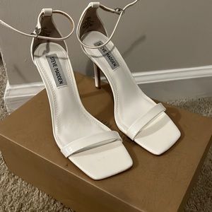 White Steven Madden Heel